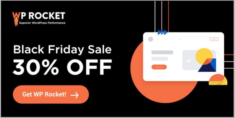 WP Rocket Black Friday 2024- 30% Discount