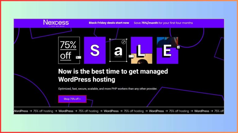 Nexcess Black Friday 2024- 75% Discount